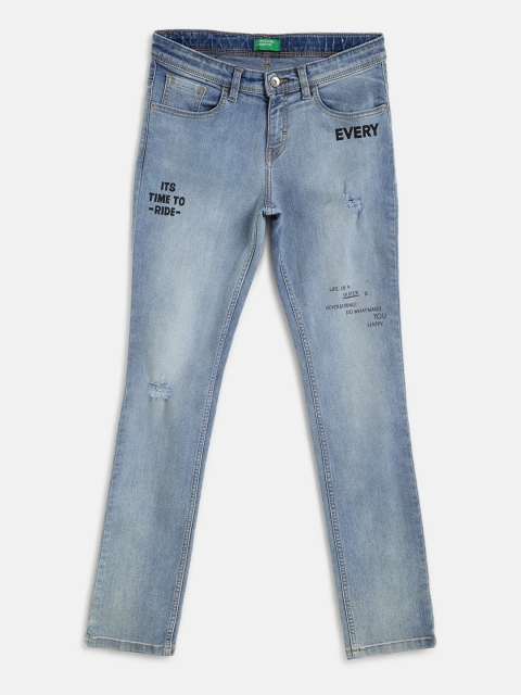 United Colors of Benetton Boys Blue Skinny Fit Mid-Rise Printed Detail Low Distress Jeans
United Colors of Benetton Boys Blue Skinny Fit Mid-Rise Printed Detail Low Distress Jeans