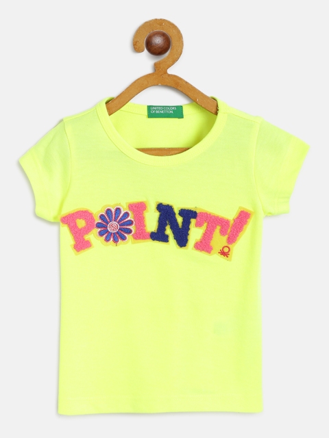 United Colors of Benetton Girls Yellow Applique Detail Round Neck Pure Cotton T-shirt
United Colors of Benetton Girls Yellow Applique Detail Round Neck Pure Cotton T-shirt