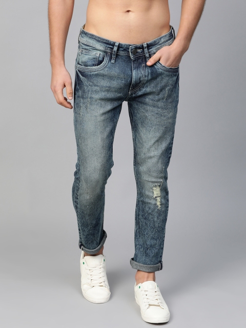 Roadster Men Blue Skinny Fit Mid-Rise Mildly Distressed Acid Washed Stretchable Jeans
Roadster Men Blue Skinny Fit Mid-Rise Mildly Distressed Acid Washed Stretchable Jeans