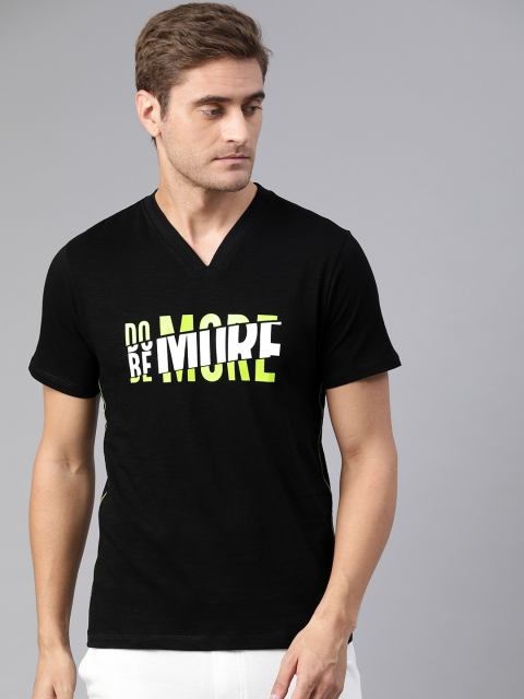 HRX by Hrithik Roshan Men Black Printed Bio-Wash Lifestyle V-Neck Pure Cotton T-shirt
HRX by Hrithik Roshan Men Black Printed Bio-Wash Lifestyle V-Neck Pure Cotton T-shirt