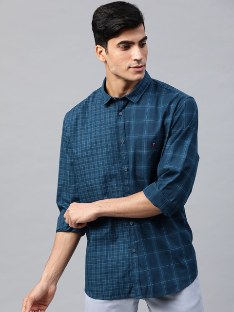 Louis Philippe Jeans Men Blue & White Super Slim Fit Checked Casual Shirt
Louis Philippe Jeans Men Blue & White Super Slim Fit Checked Casual Shirt