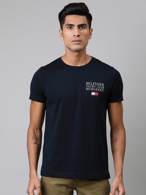 Tommy Hilfiger Men Navy Blue Printed Round Neck T-shirt
Tommy Hilfiger Men Navy Blue Printed Round Neck T-shirt