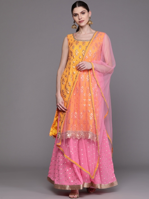 Chhabra 555 Orange Made to Measure Mirror Work Kurta With Foil Printed Palazzo & Dupatta
Chhabra 555 Orange Made to Measure Mirror Work Kurta With Foil Printed Palazzo & Dupatta