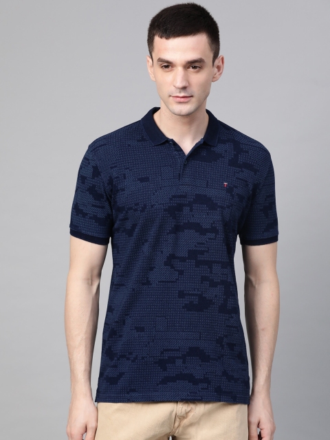 Louis Philippe Jeans Men Navy Blue Self-Design Polo Collar Sustainable Pure Cotton T-shirt
Louis Philippe Jeans Men Navy Blue Self-Design Polo Collar Sustainable Pure Cotton T-shirt