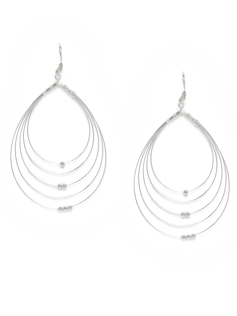 GIVA 925 Sterling Silver Beaded Multi-Hoop Earrings