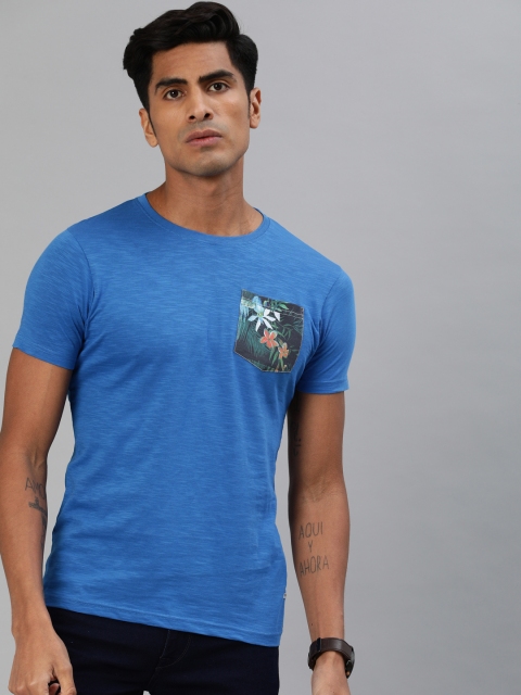 BEAT LONDON by PEPE JEANS Men Blue Pure Cotton Slim Fit Solid Round Neck Pure Cotton T-shirt
BEAT LONDON by PEPE JEANS Men Blue Pure Cotton Slim Fit Solid Round Neck Pure Cotton T-shirt