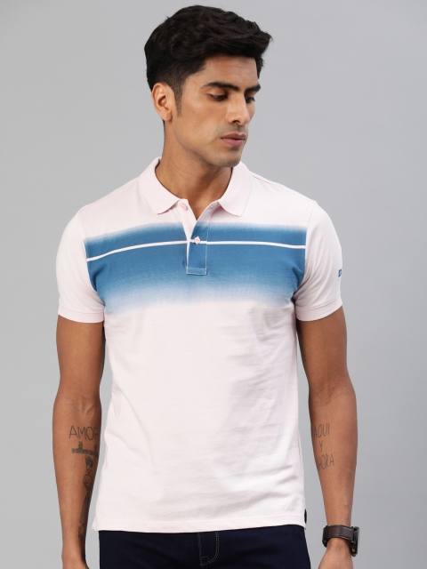 BEAT LONDON by PEPE JEANS Men Pink Blue Slim Fit Colourblocked Polo Collar Pure Cotton T-shirt
BEAT LONDON by PEPE JEANS Men Pink Blue Slim Fit Colourblocked Polo Collar Pure Cotton T-shirt