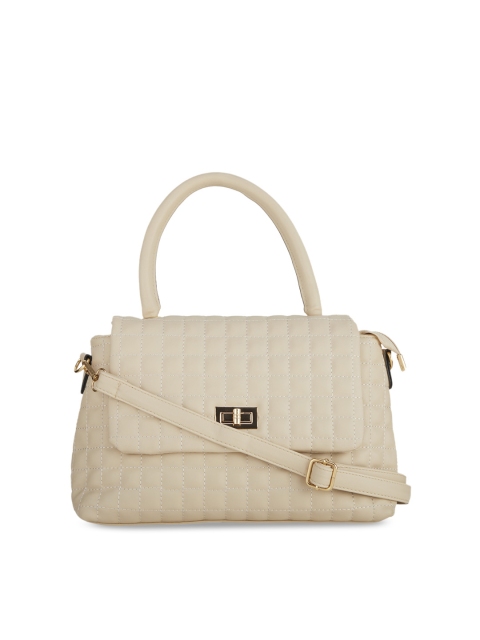 LEGAL BRIBE Off-White Quilted Handbag