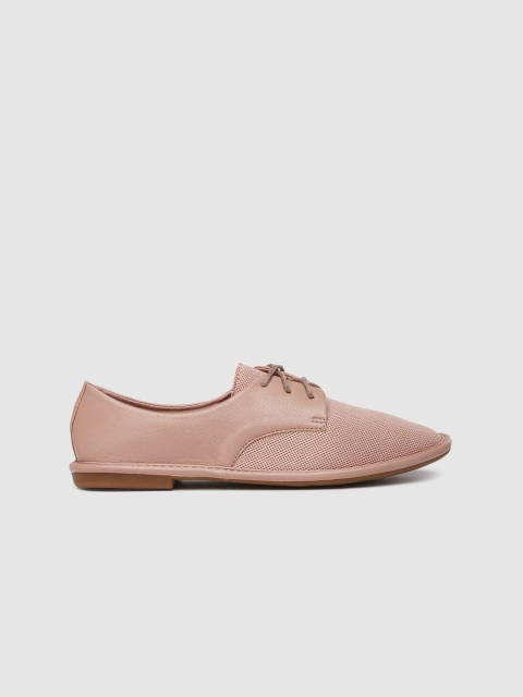 Mast & Harbour Women Nude Pink Oxfords