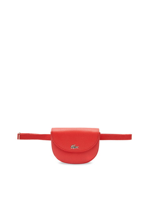 Lacoste Women Red Textured Chantaco Piqu Leather Belt Waist Pouch 
Lacoste Women Red Textured Chantaco Piqu Leather Belt Waist Pouch