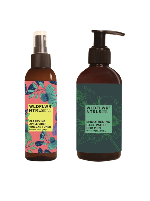 Wildflower Naturals Set of 2 Apple Cider Vinegar Toner & Face Wash with Tamanu Oil, Multi
Wildflower Naturals Set of 2 Apple Cider Vinegar Toner & Face Wash with Tamanu Oil, Multi
