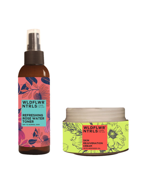 Wildflower Naturals Unisex Everyday Radiance Rose Water Toner & Rejuvenating Cream, Red
Wildflower Naturals Unisex Everyday Radiance Rose Water Toner & Rejuvenating Cream, Red