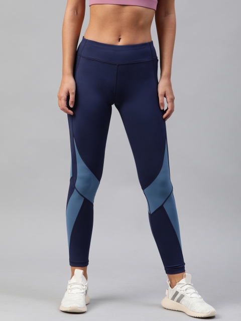 HRX by Hrithik Roshan Women Blue Colourblocked Rapid-Dry N9 Antimicrobial Running Tights
HRX by Hrithik Roshan Women Blue Colourblocked Rapid-Dry N9 Antimicrobial Running Tights