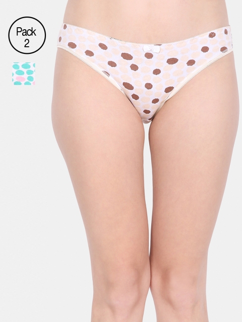 Ms.Lingies Women Pack of 2 Assorted Bikini Briefs MSP017-89119S