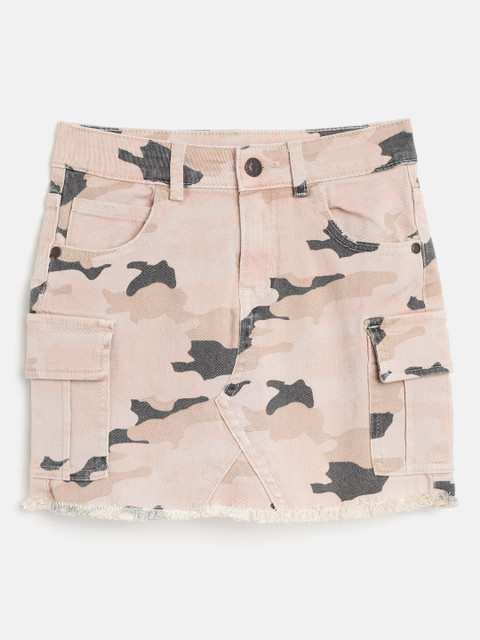 Marks & Spencer Girls Beige & Charcoal Grey Camouflage Printed Straight Denim Skirt
Marks & Spencer Girls Beige & Charcoal Grey Camouflage Printed Straight Denim Skirt