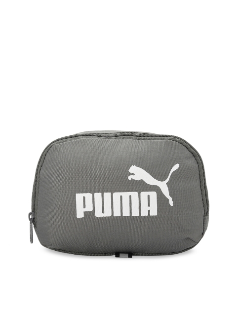 Puma Unisex Grey Solid Phase Waist Pouch