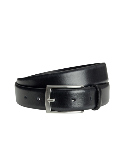 H&M Men Black Solid Leather Belt