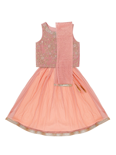 AKKRITI BY PANTALOONS Peach-Coloured Ready to Wear Lehenga and Blouse with Dupatta
AKKRITI BY PANTALOONS Peach-Coloured Ready to Wear Lehenga and Blouse with Dupatta