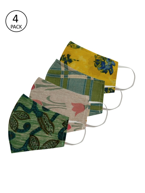 Anouk Adults Multicoloured Pack of 4 Printed Reusable 3-Layer Protective Fashion Masks, Multi
Anouk Adults Multicoloured Pack of 4 Printed Reusable 3-Layer Protective Fashion Masks, Multi
