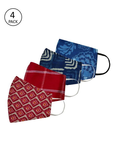 Anouk Adults Multicoloured Pack of 4 Printed Reusable 3-Layer Protective Fashion Masks, Multi
Anouk Adults Multicoloured Pack of 4 Printed Reusable 3-Layer Protective Fashion Masks, Multi