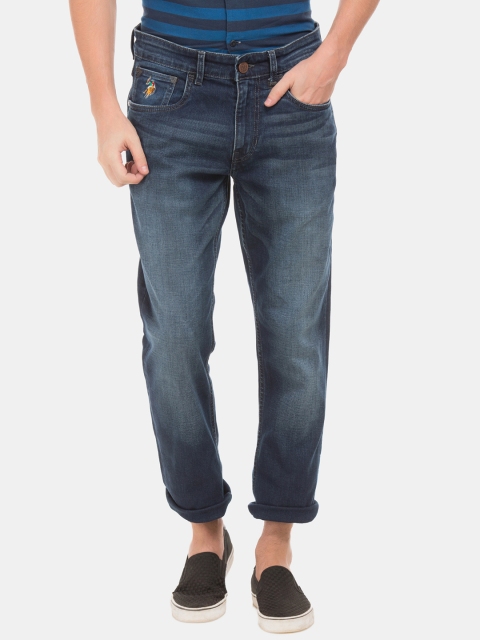 U.S. Polo Assn. Men Navy Blue Slim Straight Fit Mid-Rise Clean Look Stretchable Jeans
U.S. Polo Assn. Men Navy Blue Slim Straight Fit Mid-Rise Clean Look Stretchable Jeans