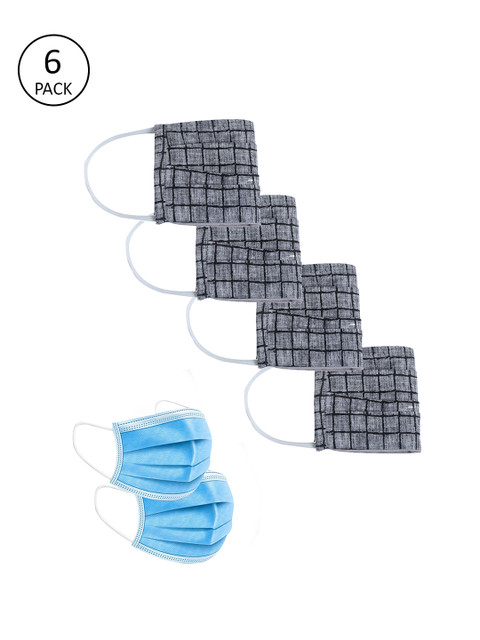 Jaipur Kurti 6Pcs 2-Ply Grey Reusable Dusk Protector Outdoor Masks With Detachable Filter
Jaipur Kurti 6Pcs 2-Ply Grey Reusable Dusk Protector Outdoor Masks With Detachable Filter