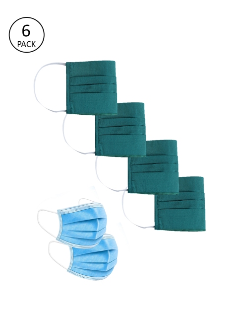 Jaipur Kurti 4 Pcs 2-Ply Green Reusable Dusk Protector Outdoor Masks & 2 Medical Filters
Jaipur Kurti 4 Pcs 2-Ply Green Reusable Dusk Protector Outdoor Masks & 2 Medical Filters