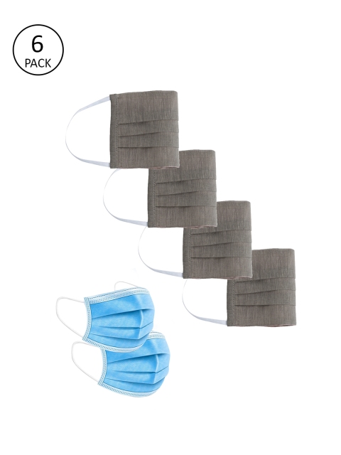 Jaipur Kurti 4 Pcs 2-Ply Grey Reusable Dusk Protector Outdoor Masks & 2 Medical Filters
Jaipur Kurti 4 Pcs 2-Ply Grey Reusable Dusk Protector Outdoor Masks & 2 Medical Filters
