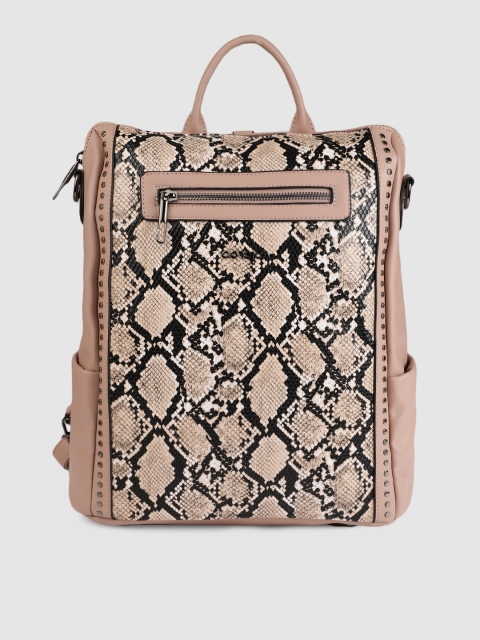 CORSICA Women Pink Graphic Backpack