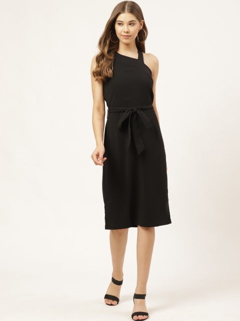 20Dresses Women Black Solid A-Line Dress