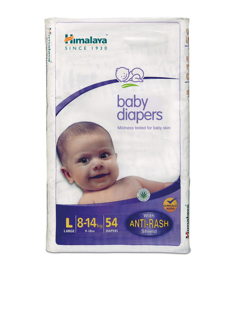 Himalaya Baby Anti-Rash Shield Large Pants Diapers 54 Pcs, White
Himalaya Baby Anti-Rash Shield Large Pants Diapers 54 Pcs, White