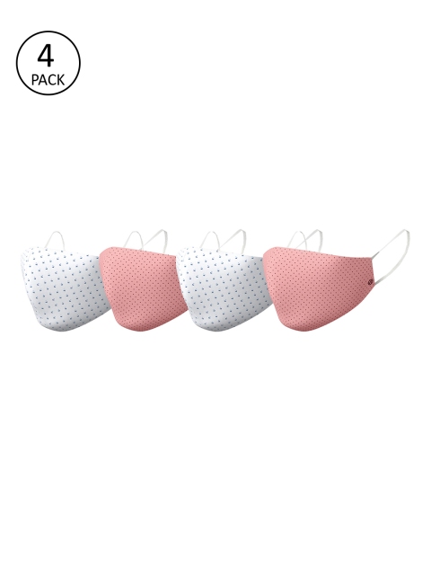 Van Heusen Assorted 4 Pcs Reusable 3-Layer Protective Outdoor Masks