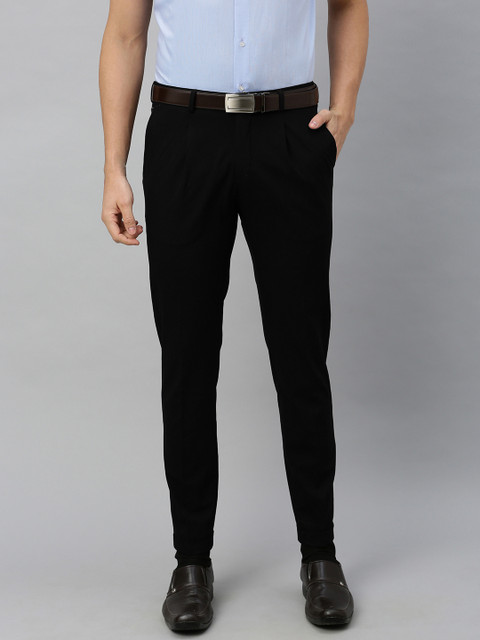 Blackberrys Men Black Skinny Fit Solid Formal Trousers
Blackberrys Men Black Skinny Fit Solid Formal Trousers