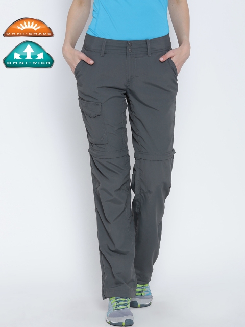 Columbia Women Grey UV Protect Outdoor Hiking & Trekking Sliver Ridge Convertible Trousers
Columbia Women Grey UV Protect Outdoor Hiking & Trekking Sliver Ridge Convertible Trousers