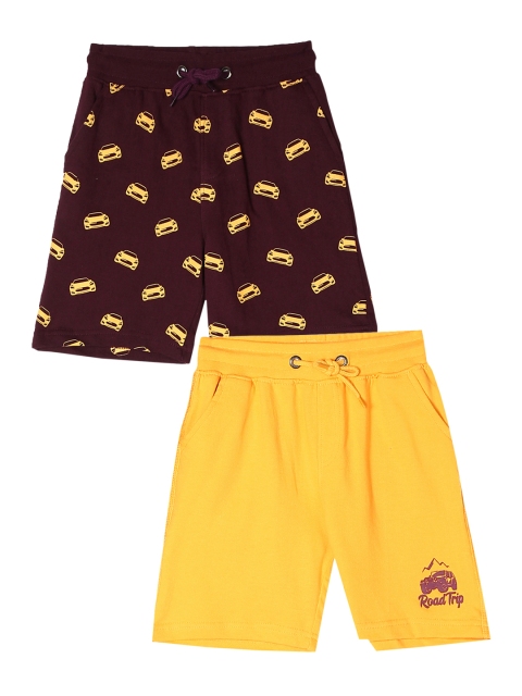 Cherokee Boys Pack of 2 Regular Fit Regular Shorts, Multi