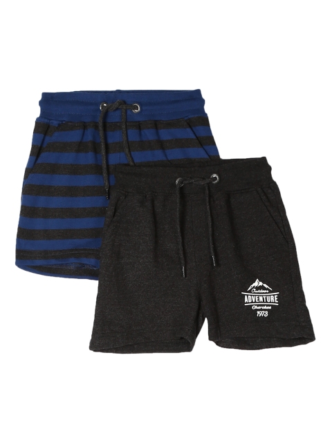 Cherokee Boys Pack of 2 Regular Shorts, Charcoal
