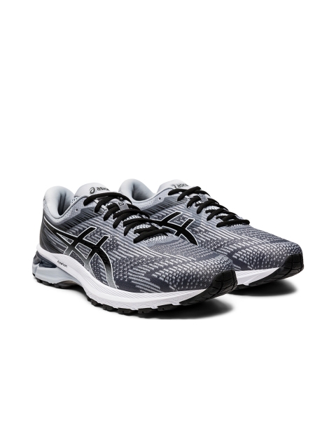 ASICS Men Grey Synthetic Running Shoes