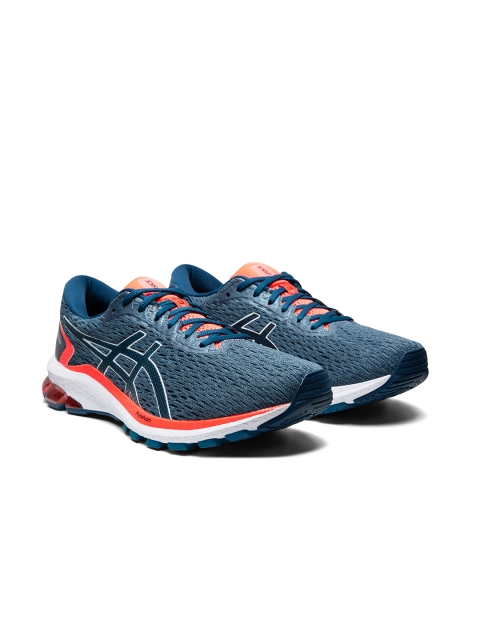 ASICS Men Teal Blue GT-1000 9 Running Shoes