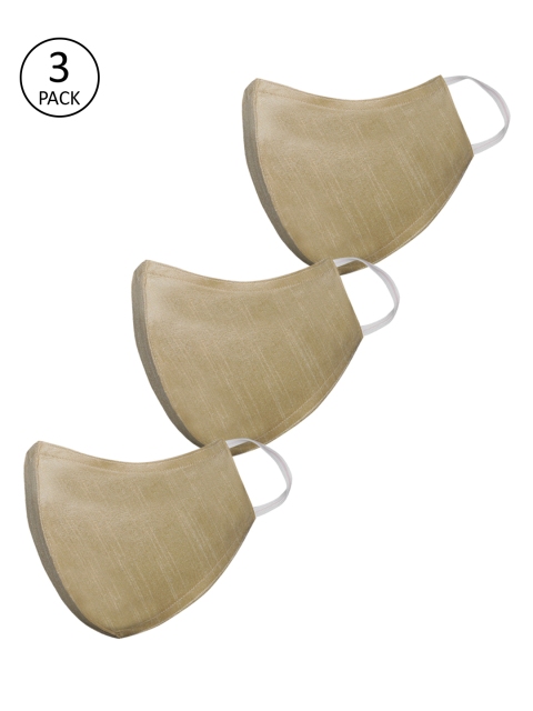 JBN Creation Kids 3 Pcs Beige Solid 3-Ply Anti-Pollution Reusable Protective Outdoor Masks, Gold
JBN Creation Kids 3 Pcs Beige Solid 3-Ply Anti-Pollution Reusable Protective Outdoor Masks, Gold