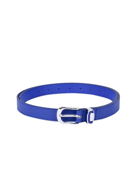 BuckleUp Women Blue Textured Belt
