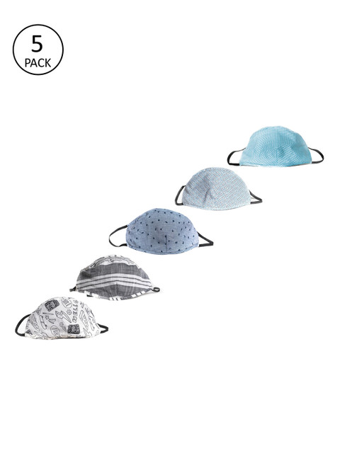 UNDER FOURTEEN ONLY Kids 5 Pcs Reusable 2-Ply Masks, Multi
UNDER FOURTEEN ONLY Kids 5 Pcs Reusable 2-Ply Masks, Multi