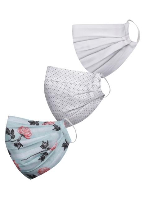 VASTRAMAY Unisex Set of 3 Printed 2-Ply Reusable Protective Outdoor Face Masks, White
VASTRAMAY Unisex Set of 3 Printed 2-Ply Reusable Protective Outdoor Face Masks, White