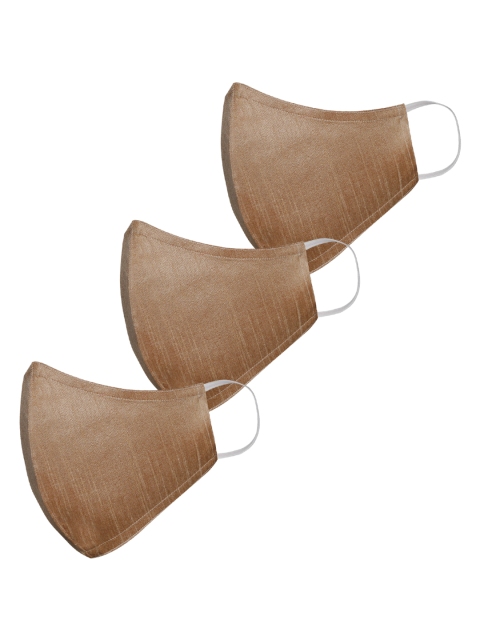 VASTRAMAY Unisex Set of 3 Beige Reusable 3-Ply Solid Protective Outdoor Cloth Face Masks
VASTRAMAY Unisex Set of 3 Beige Reusable 3-Ply Solid Protective Outdoor Cloth Face Masks