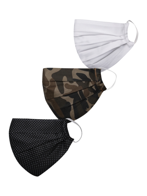 VASTRAMAY Unisex Set of 3 Reusable 2-Ply Pleated Protective Outdoor Cloth Face Masks, White
VASTRAMAY Unisex Set of 3 Reusable 2-Ply Pleated Protective Outdoor Cloth Face Masks, White