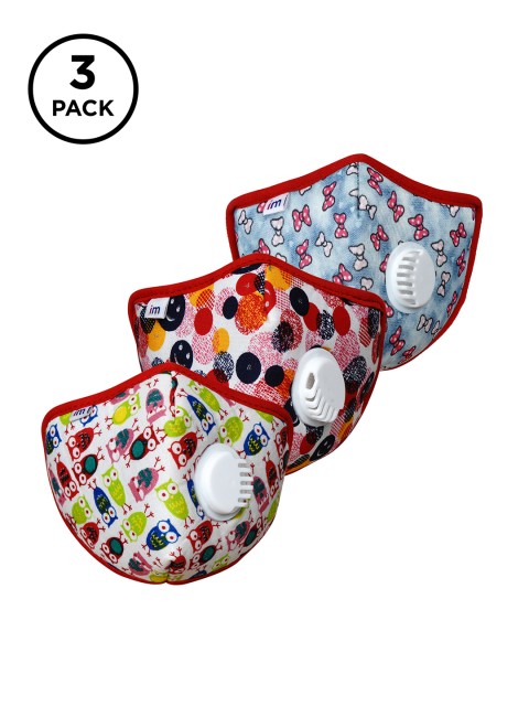 Impulse Kids Multicoloured Pack of 3 Reusable 5 Layer Protective Outdoor Masks, Multi
Impulse Kids Multicoloured Pack of 3 Reusable 5 Layer Protective Outdoor Masks, Multi