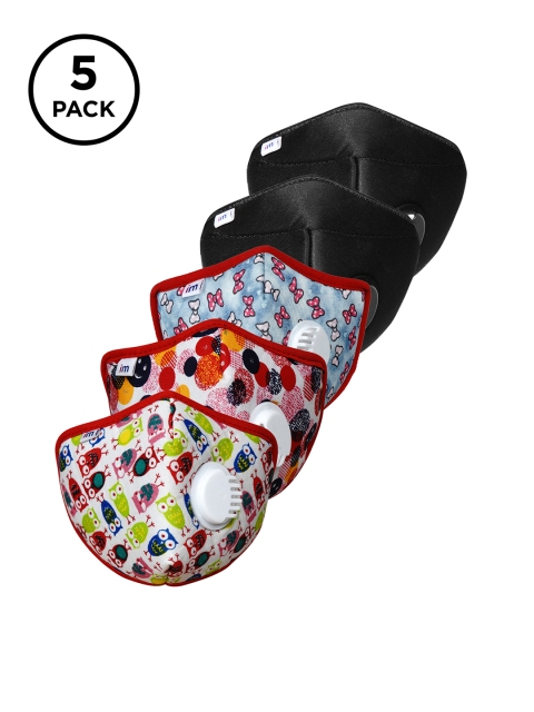 Impulse Family Multicoloured Pack of 5 Reusable 5 Layer Protective Outdoor Masks, Multi
Impulse Family Multicoloured Pack of 5 Reusable 5 Layer Protective Outdoor Masks, Multi
