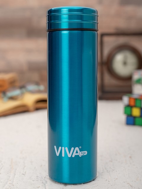 VIVA h2o Unisex Blue Solid Double Wall Stainless Steel Vacuum Insulated Water Bottle 300ml
VIVA h2o Unisex Blue Solid Double Wall Stainless Steel Vacuum Insulated Water Bottle 300ml