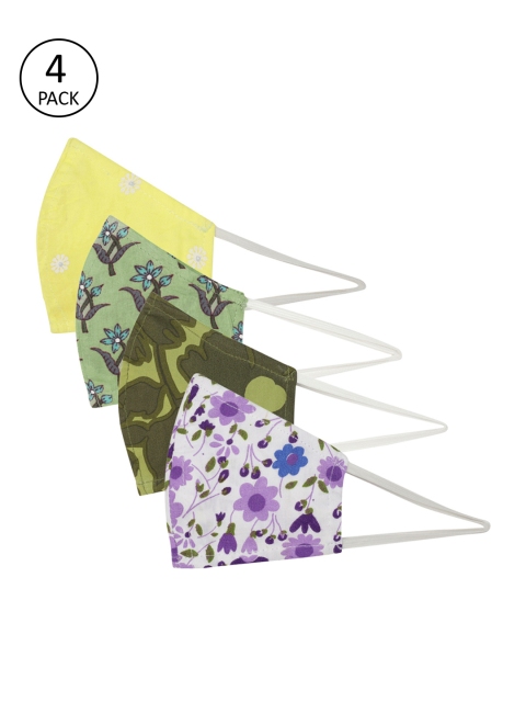 Anouk Women Multicoloured Pack of 4 Printed Reusable 3-Layer Protective Fashion Masks, Multi
Anouk Women Multicoloured Pack of 4 Printed Reusable 3-Layer Protective Fashion Masks, Multi
