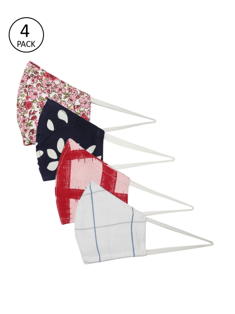 Anouk Women Multicoloured Pack of 4 Printed Reusable 3-Layer Protective Fashion Masks, Multi
Anouk Women Multicoloured Pack of 4 Printed Reusable 3-Layer Protective Fashion Masks, Multi