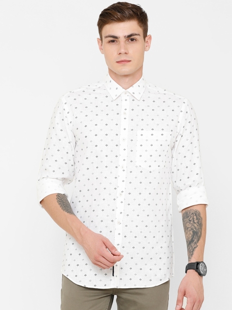 CAVALLO by Linen Club Men Cotton Linen White & Black Regular Fit Printed Sustainable Casual Shirt
CAVALLO by Linen Club Men Cotton Linen White & Black Regular Fit Printed Sustainable Casual Shirt